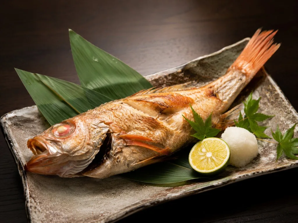 のどぐろ塩焼き