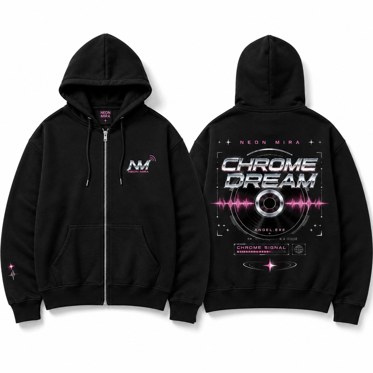 Chrome Dream Zip Hoodie