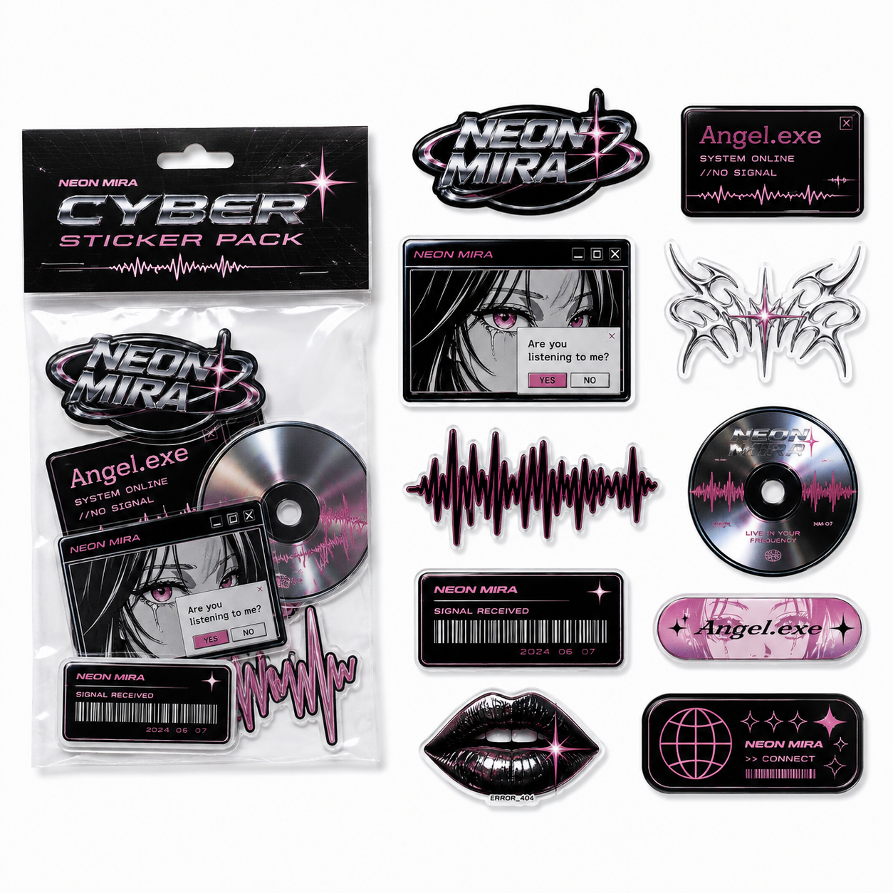 Cyber Sticker Pack