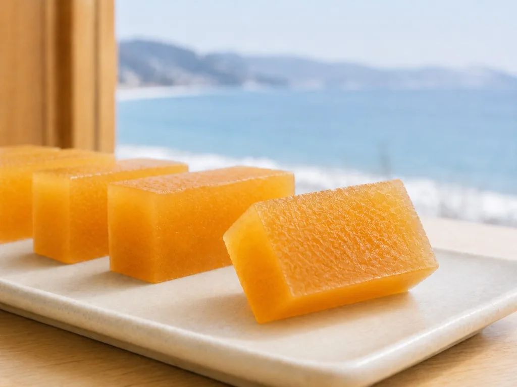 冬みかん羊羹の季節限定一口羊羹