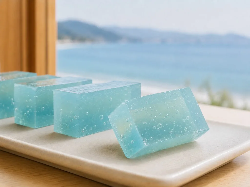 ラムネ羊羹の季節限定一口羊羹